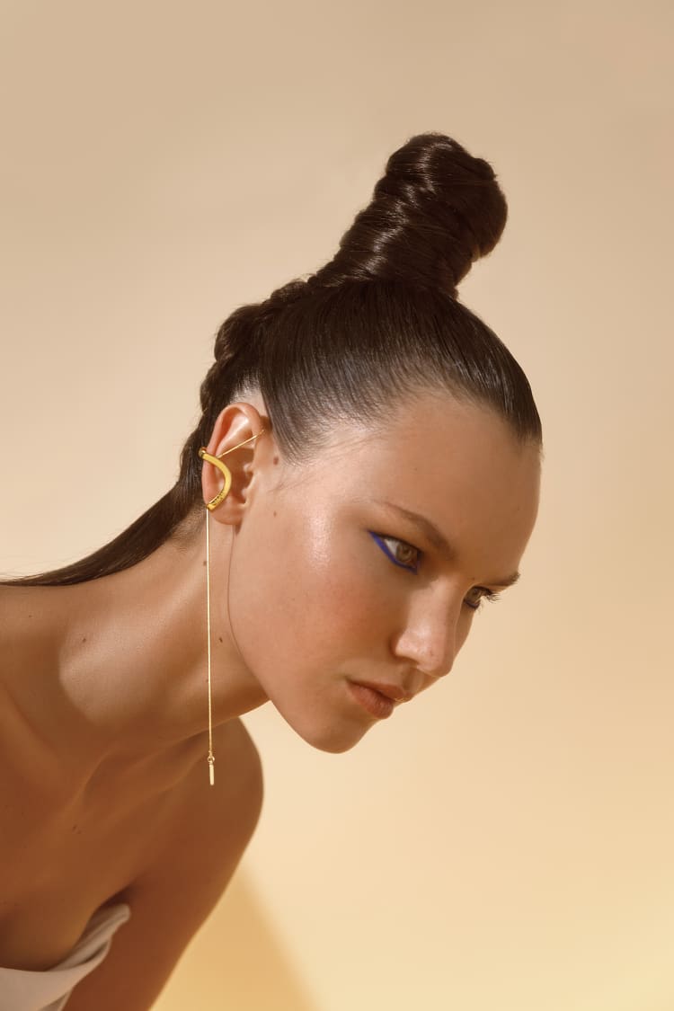 Ear cuff unico in oro
