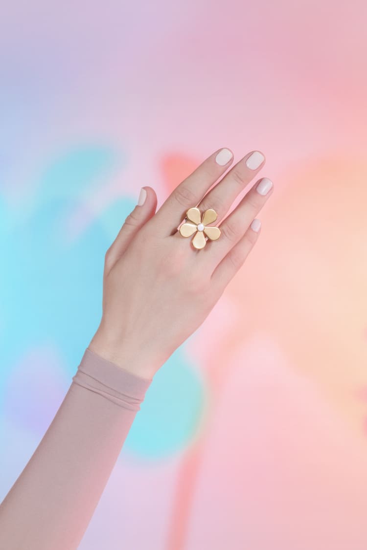Anello Fiore in Oro