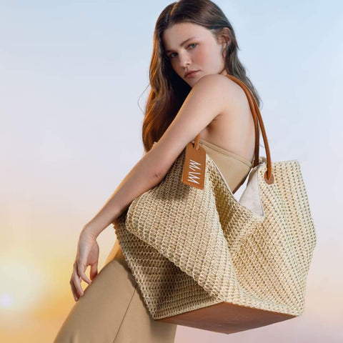 Look stylish as you beat the heat with the modern and functional UFO Collection. Shop the collection’s unique raffia pieces today.