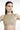 Top Halter in Cotone - Crema