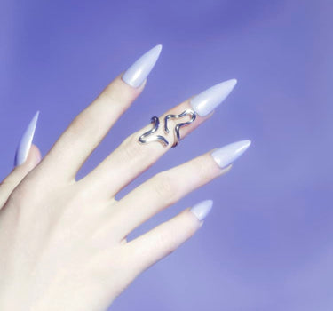 Anello midi Liquid in argento