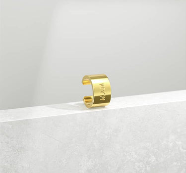 Ear cuff tondo in oro