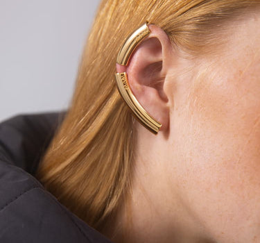 Orecchino ear climber in oro per l’intero orecchio