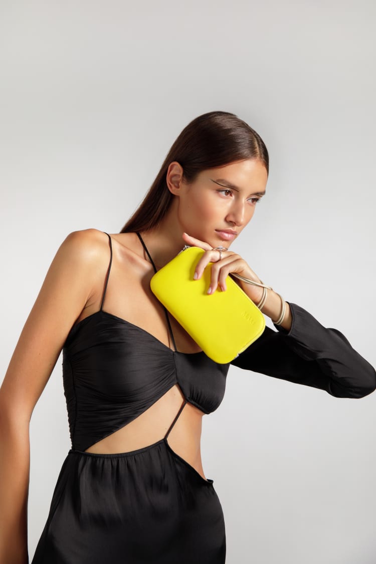 Borsa tracolla gialla