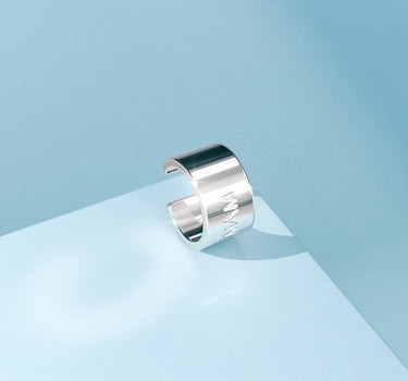 Ear cuff tondo in argento