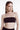 Bandeau Dritto in Cotone - Bordeaux