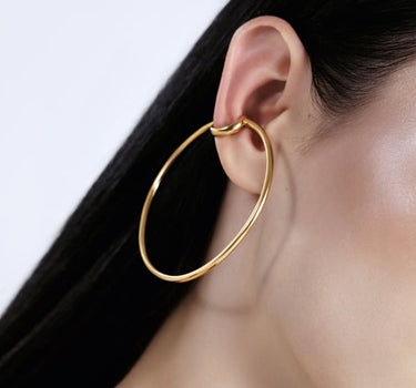 Grande ear cuff in oro