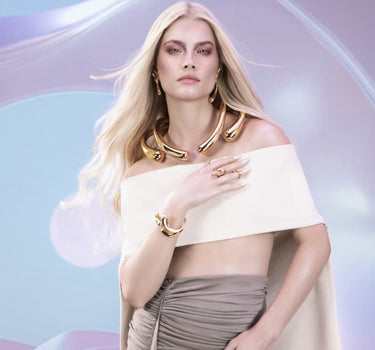 Collana Gocce Grande - Oro