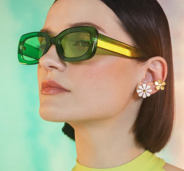 Set Orecchino e Ear Cuff Daisy