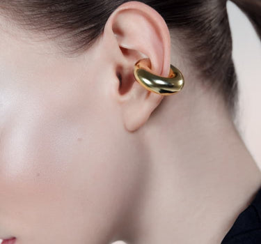 Ear cuff spesso in oro