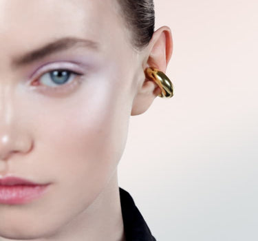 Ear cuff spesso in oro