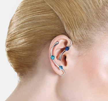 Ear cuff completo Casa Batlló in argento
