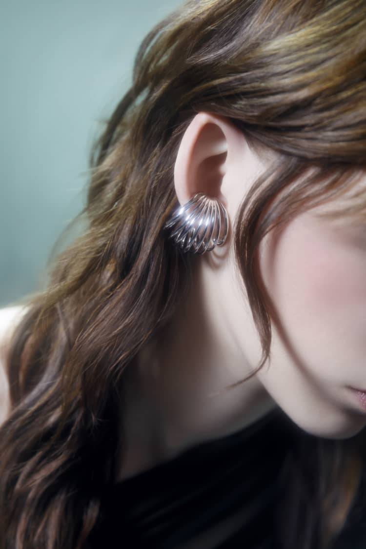 Anello a spirale in argento