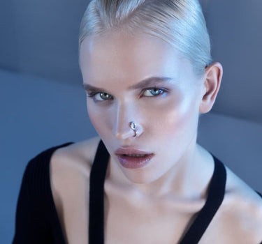Lip cuff in argento