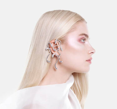 Ear Cuff completo Multi-Goccia - Argento