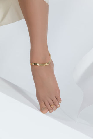 Cavigliere Donna FUNEIA Oro 14K – Set Boho Con Perle, Cuore E CZ – Impermeabili E Regolabili