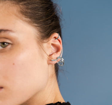 Set in argento di ear cuff