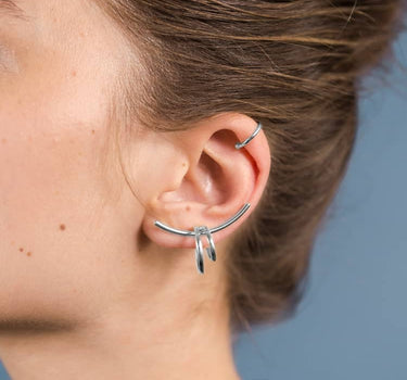 Set in argento di ear cuff