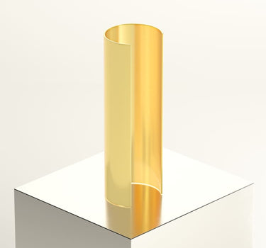 Ampio fermacoda in oro