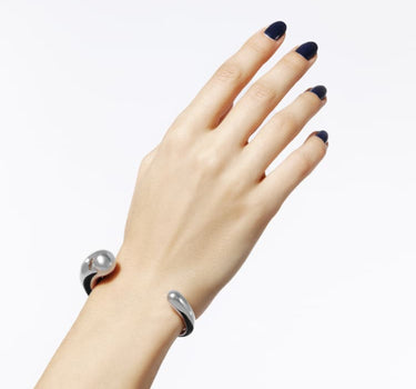 Bracciale rigido torque in argento