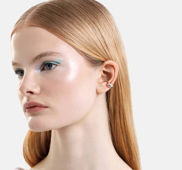 earcuff gonfio con cappuccio in argento