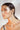 Ear cuff in oro con perla e catena