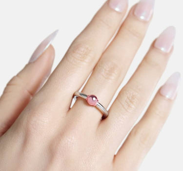 Anello Casa Batlló in argento e rosa