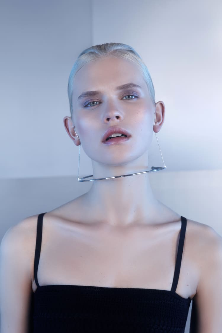 Collana unica in argento