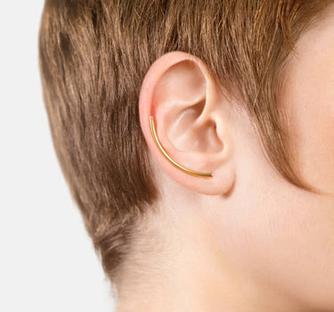Orecchino ear climber in oro