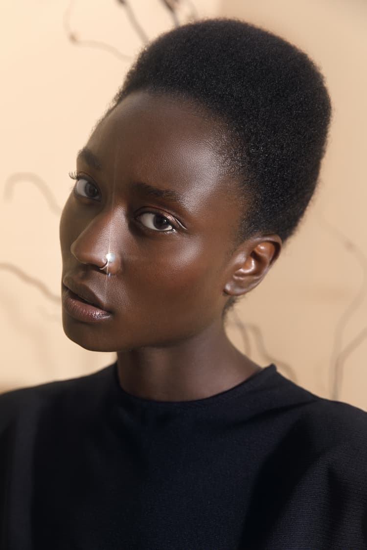 Anello finto da labbro o naso in argento