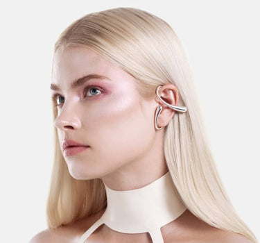 Ear Cuff Due Gocce - Argento