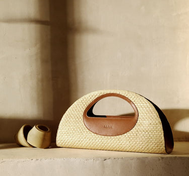 Pochette in rafia