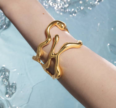bracciale audace asimmetrico in oro