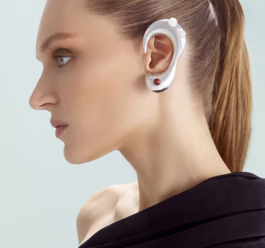 Gioiello auricolare completo in argento con pietre