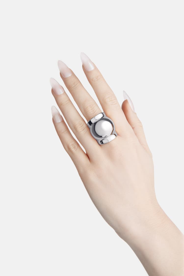 Pomolo sfera spostato fisso in acciaio per porta 326GK Fimet Inox Pomolo sfera spostato fisso in acciaio per porta 326GK Fimet Inox