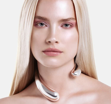 Collana Gocce Asimmetrica - Argento