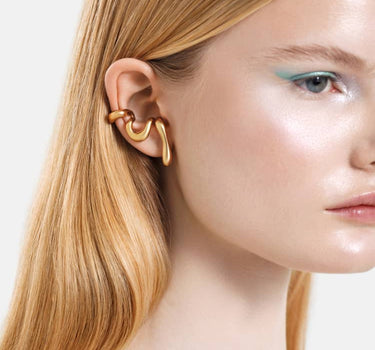 earcuff organico infinito in oro