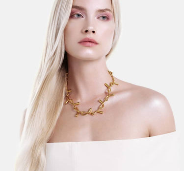 Collana a catena Gocce - Oro