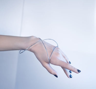 Bracciale Statement a Spirale in Argento