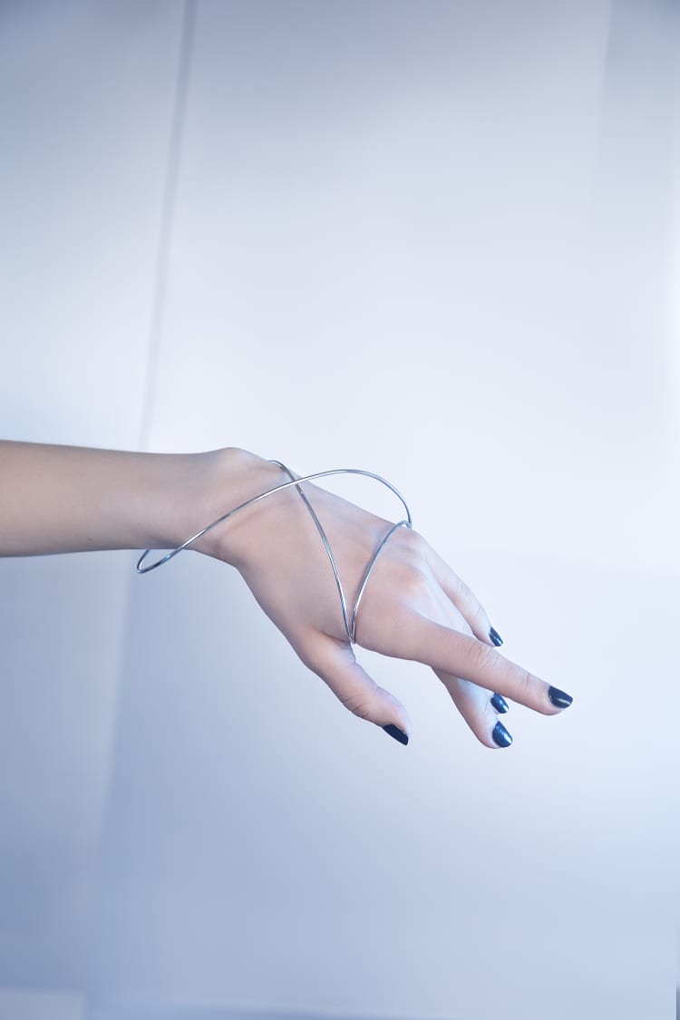 Bracciale Statement a Spirale in Argento