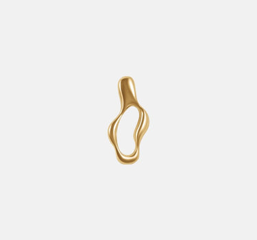 orecchini a cerchio liquidi in oro