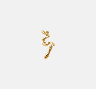 earcuff organico infinito in oro