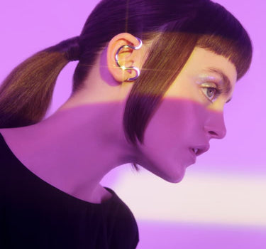 Ear cuff serpente in argento