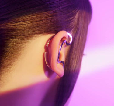 Ear cuff serpente in argento