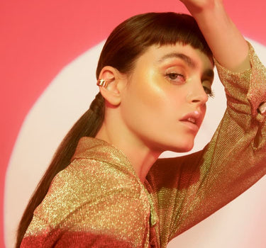Ear cuff tondo in oro