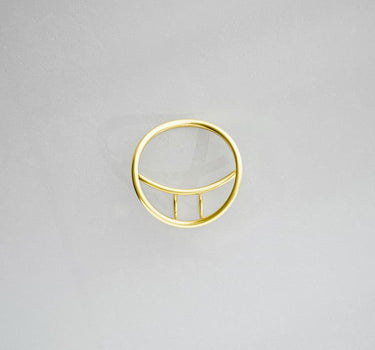 Ear cuff tondo oro 18k