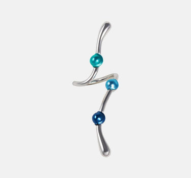 Anello lungo Casa Batlló in argento