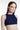 Top Halter in Cotone - Blu