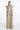 Gilet lungo con spalle strutturate - Crema