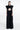 Gilet lungo con spalle strutturate - Nero